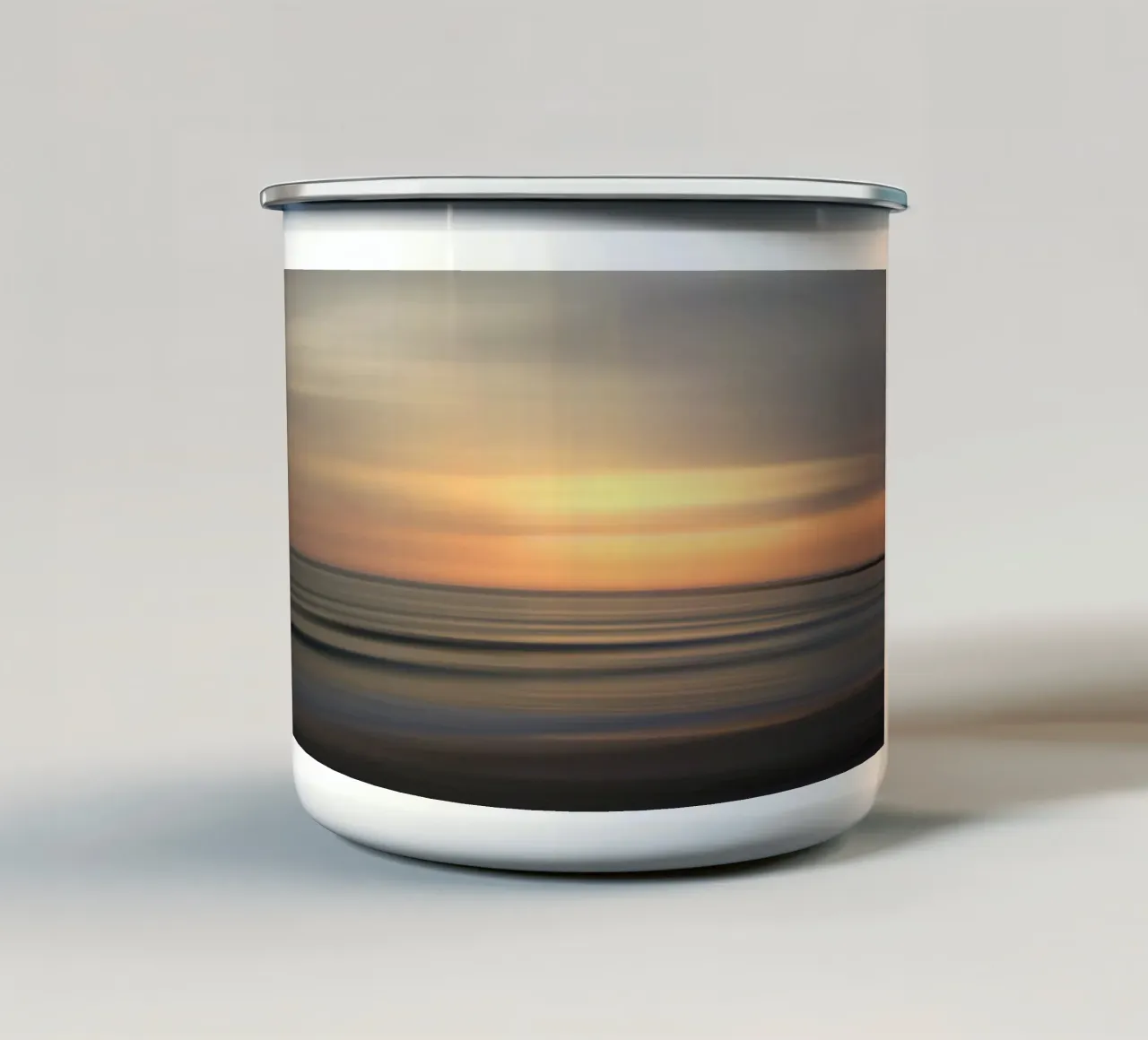 Cielo d'autunno tazza in smalto da Teresa André