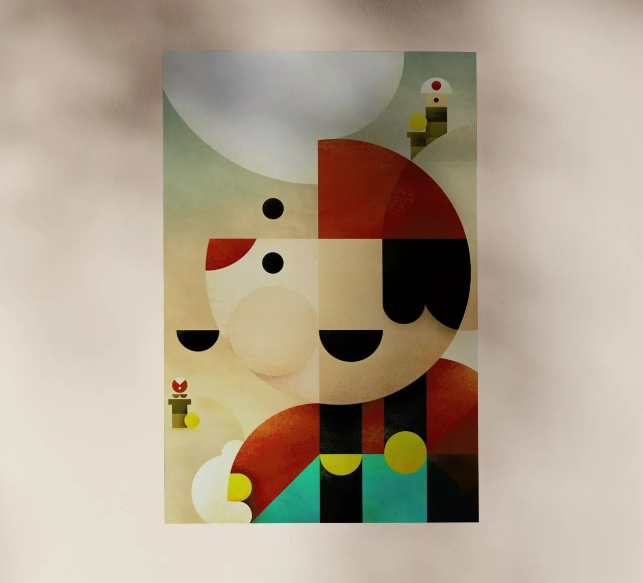 Mario backlit film by Antony Squizzato