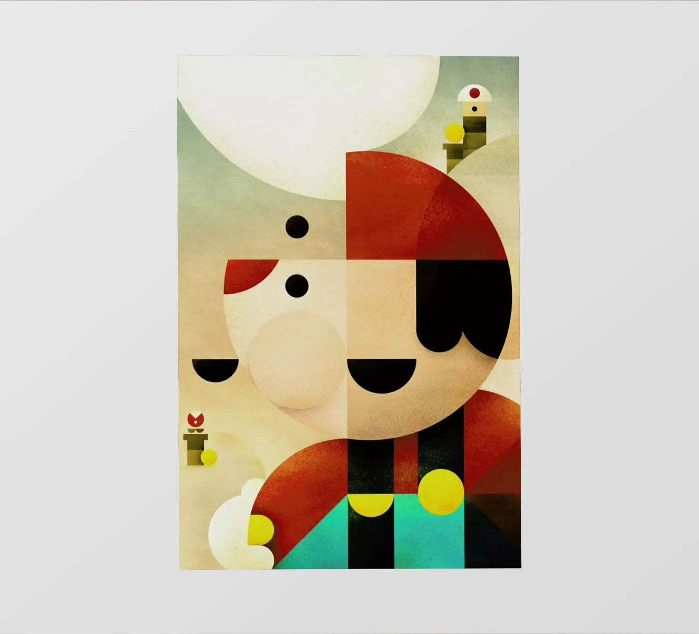 Mario backlit folie van Antony Squizzato