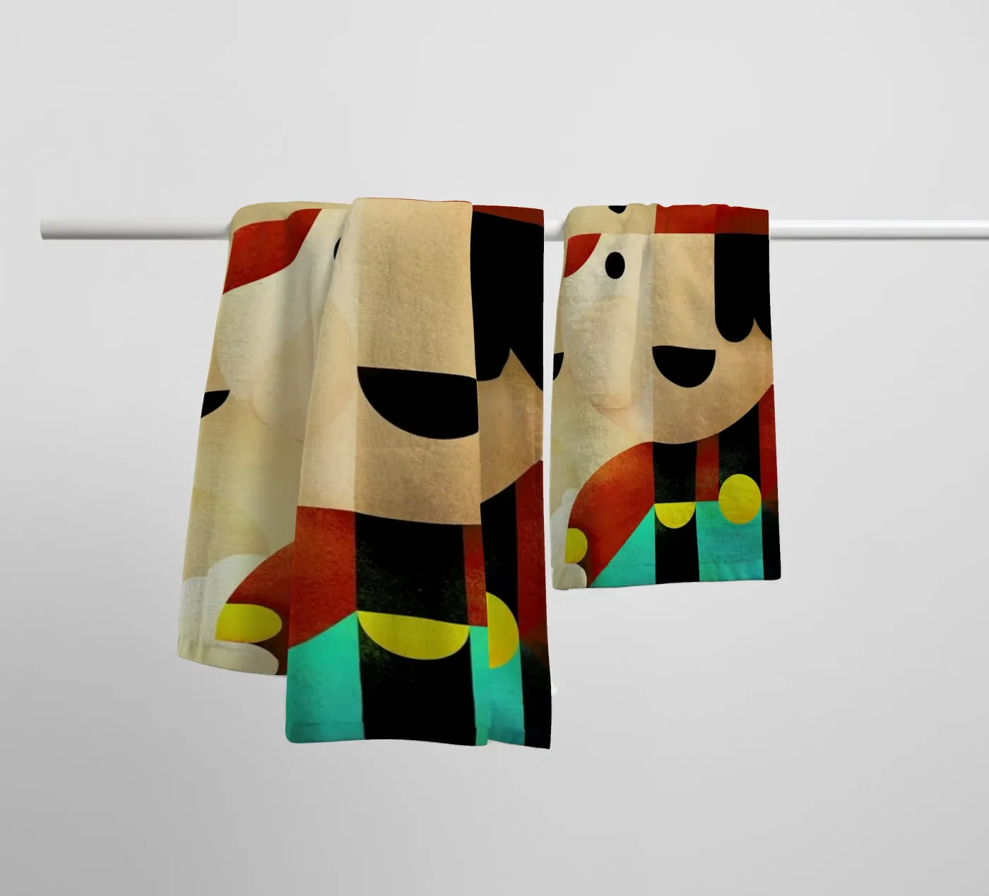 Mario towel by Antony Squizzato