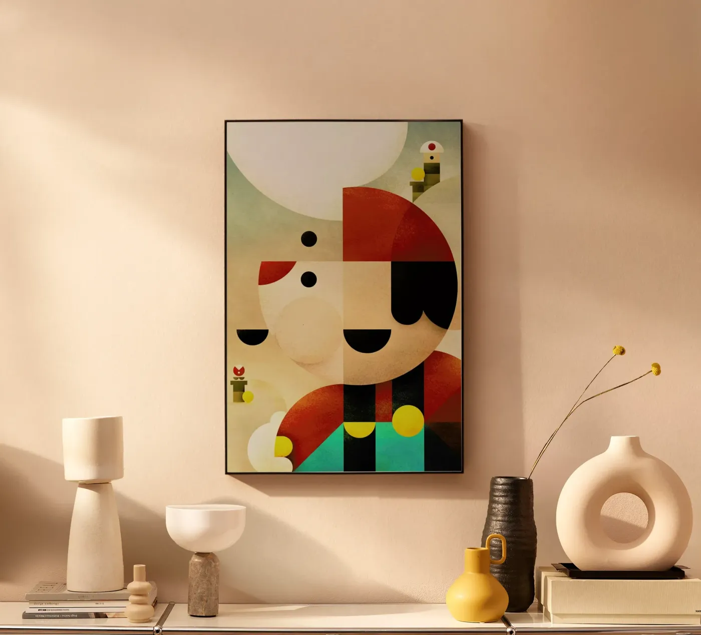 Mario acryl van Antony Squizzato