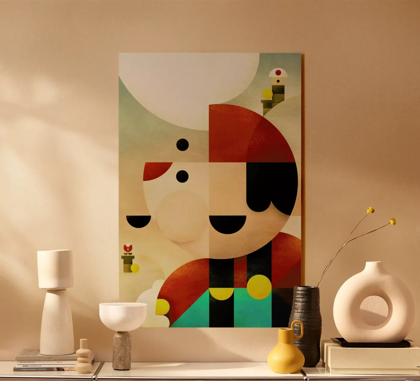 Mario acryl van Antony Squizzato