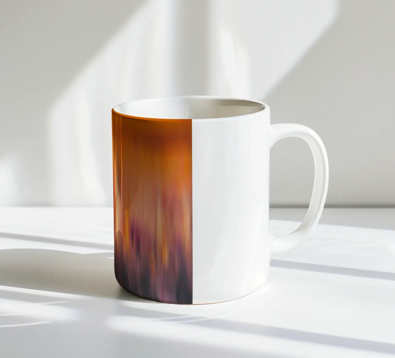 Astratto audace colorato tazza in ceramica da Teresa André