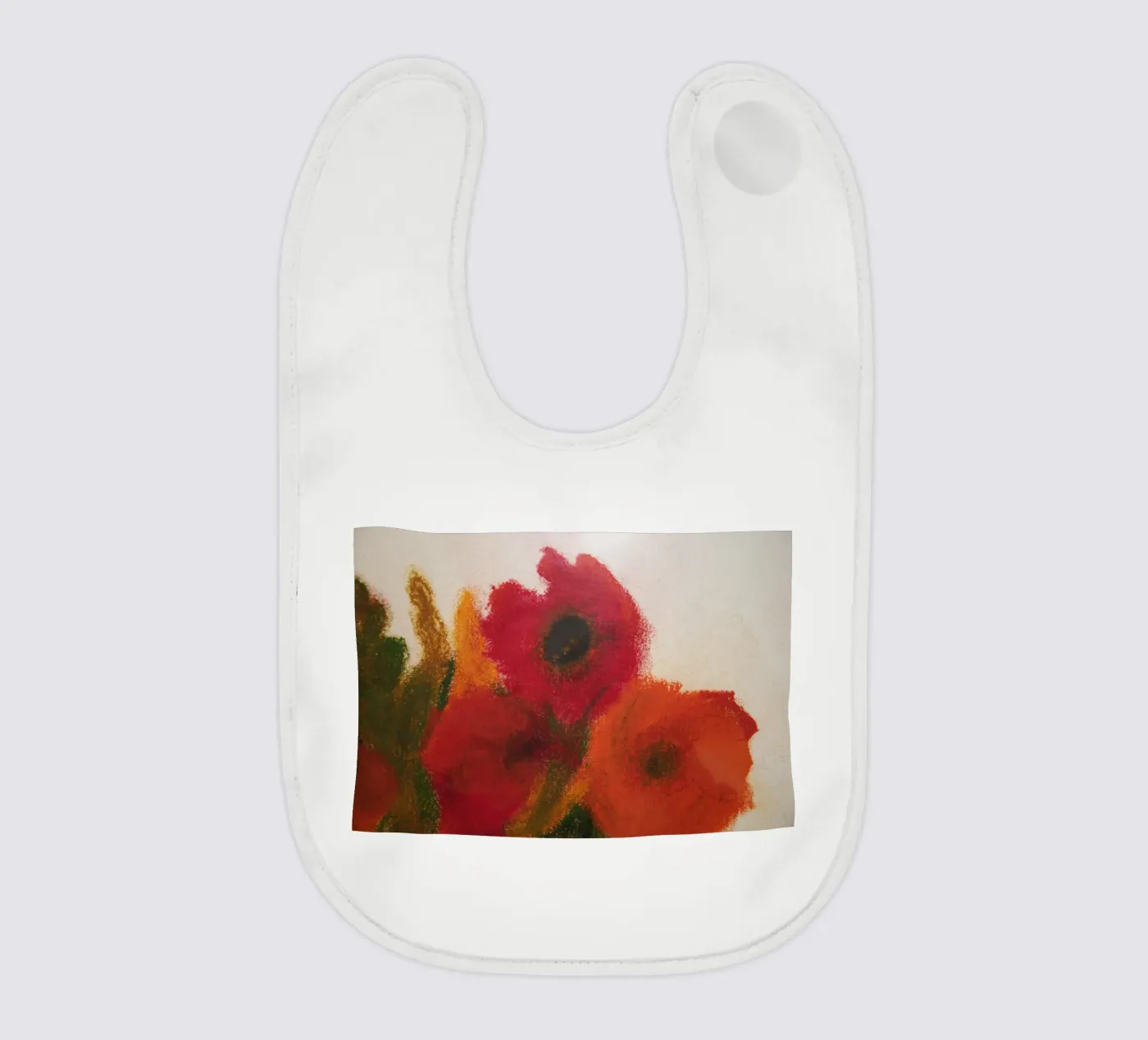 Mohnblumen Babylätzchen von Teresa André