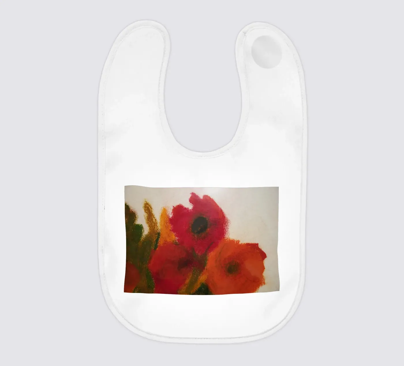 Mohnblumen Babylätzchen von Teresa André