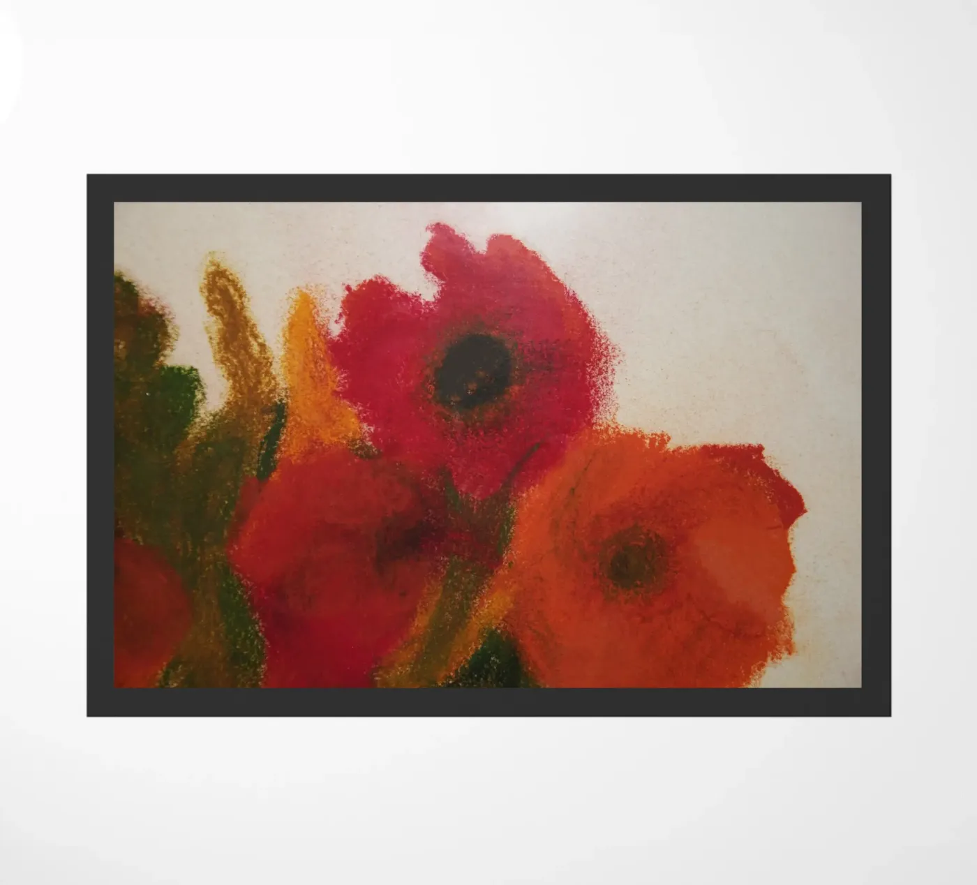 Mohnblumen Fußmatte von Teresa André