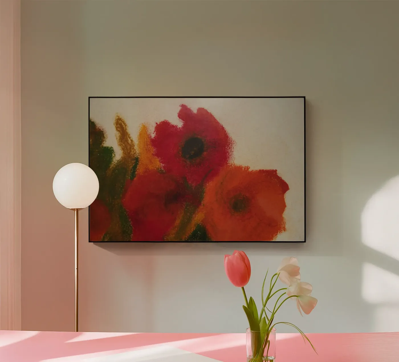 Coquelicots plexiglas de Teresa André