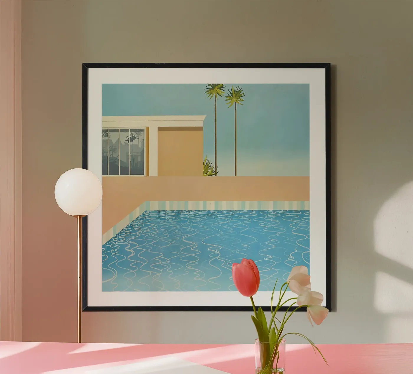 David Hockney Pool poster da millian