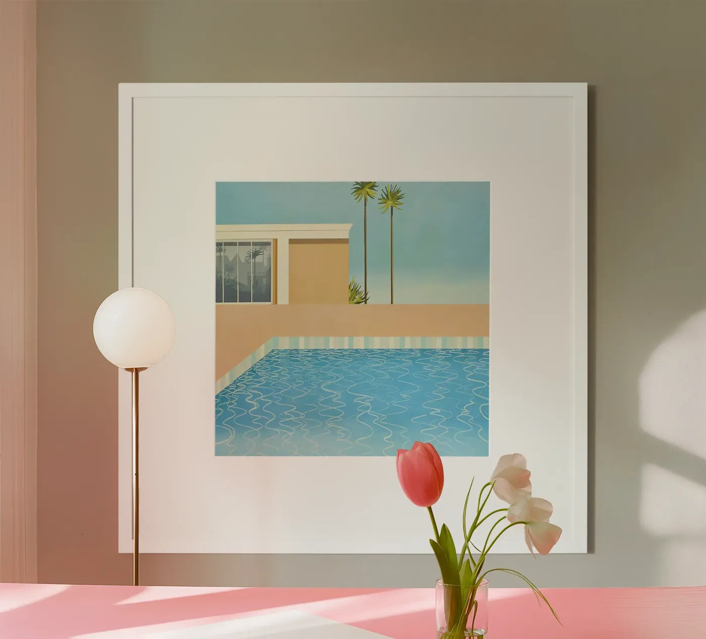 David Hockney Pool poster da millian