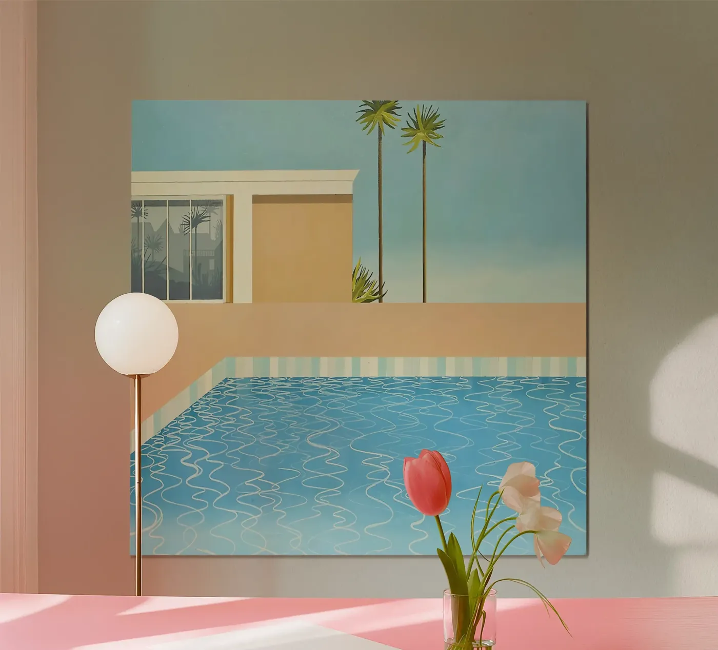 David Hockney Pool poster da millian