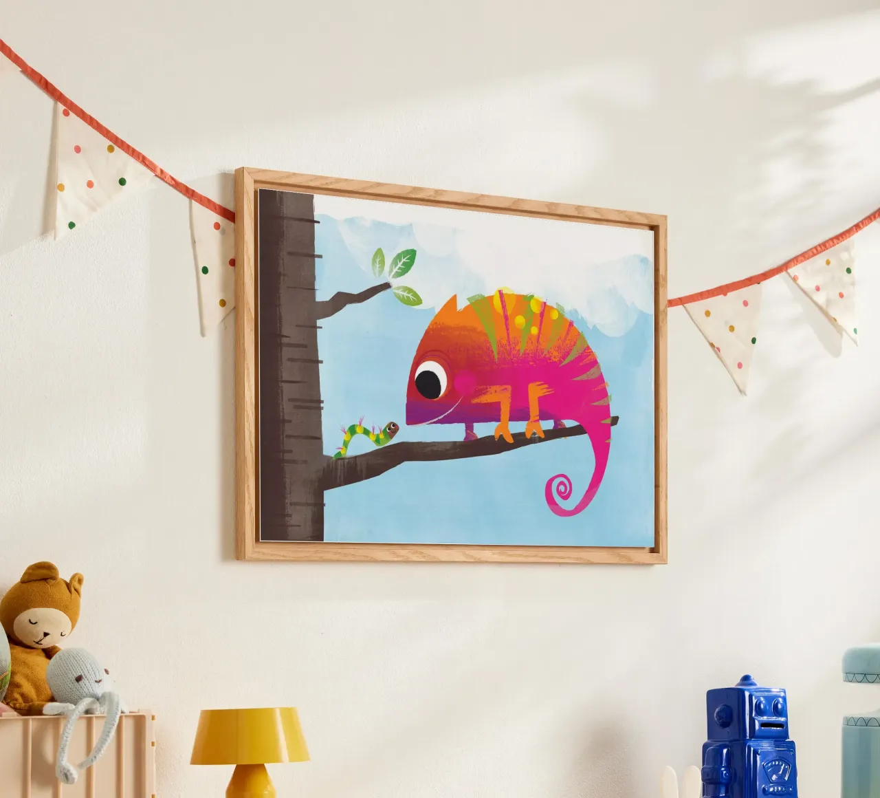 Camaleonte e bruco plexiglass da Looks n Brains