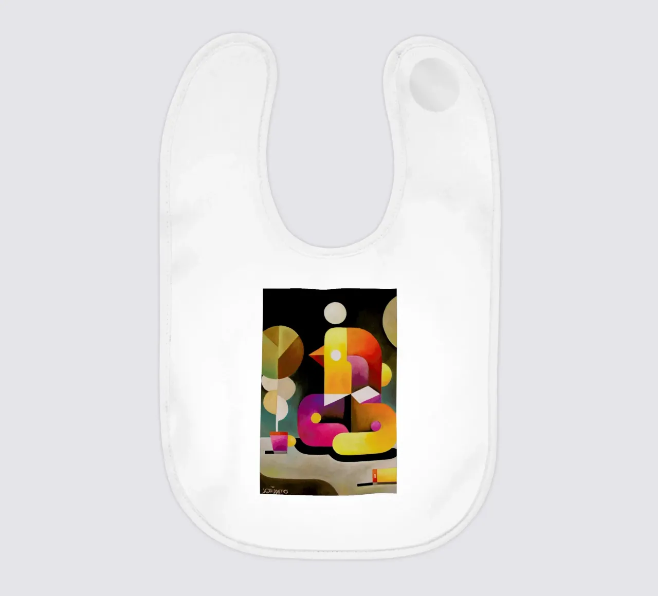 Grandes Attentes baby bib by Antony Squizzato