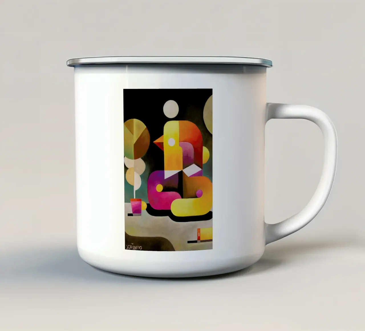 Grandes Attentes tazza in smalto da Antony Squizzato