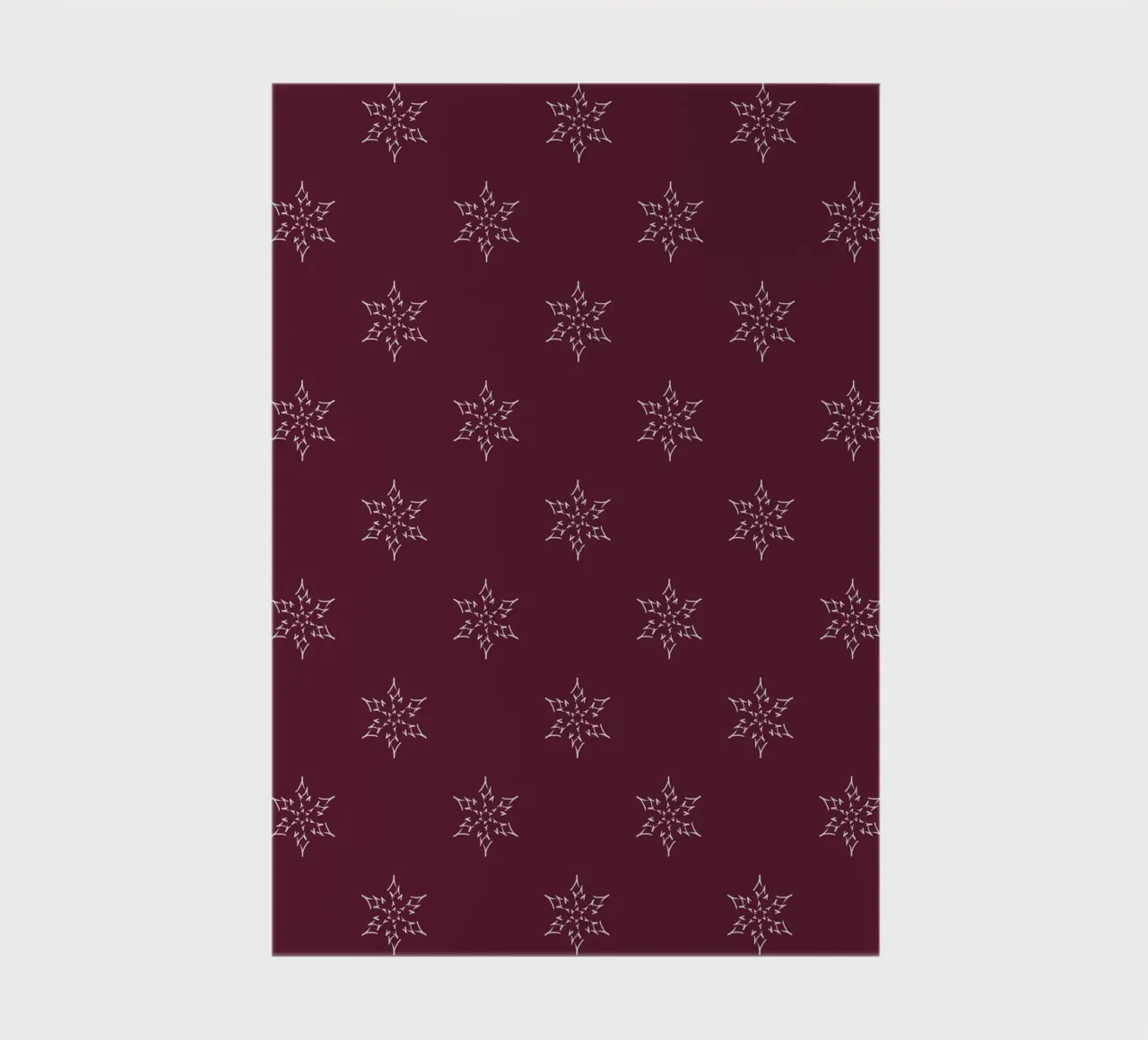 Minimal Festive Star | Maroon notebook by sabidussi