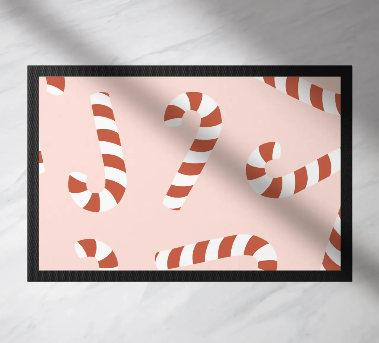 Candy cane doormat by we line studio - design