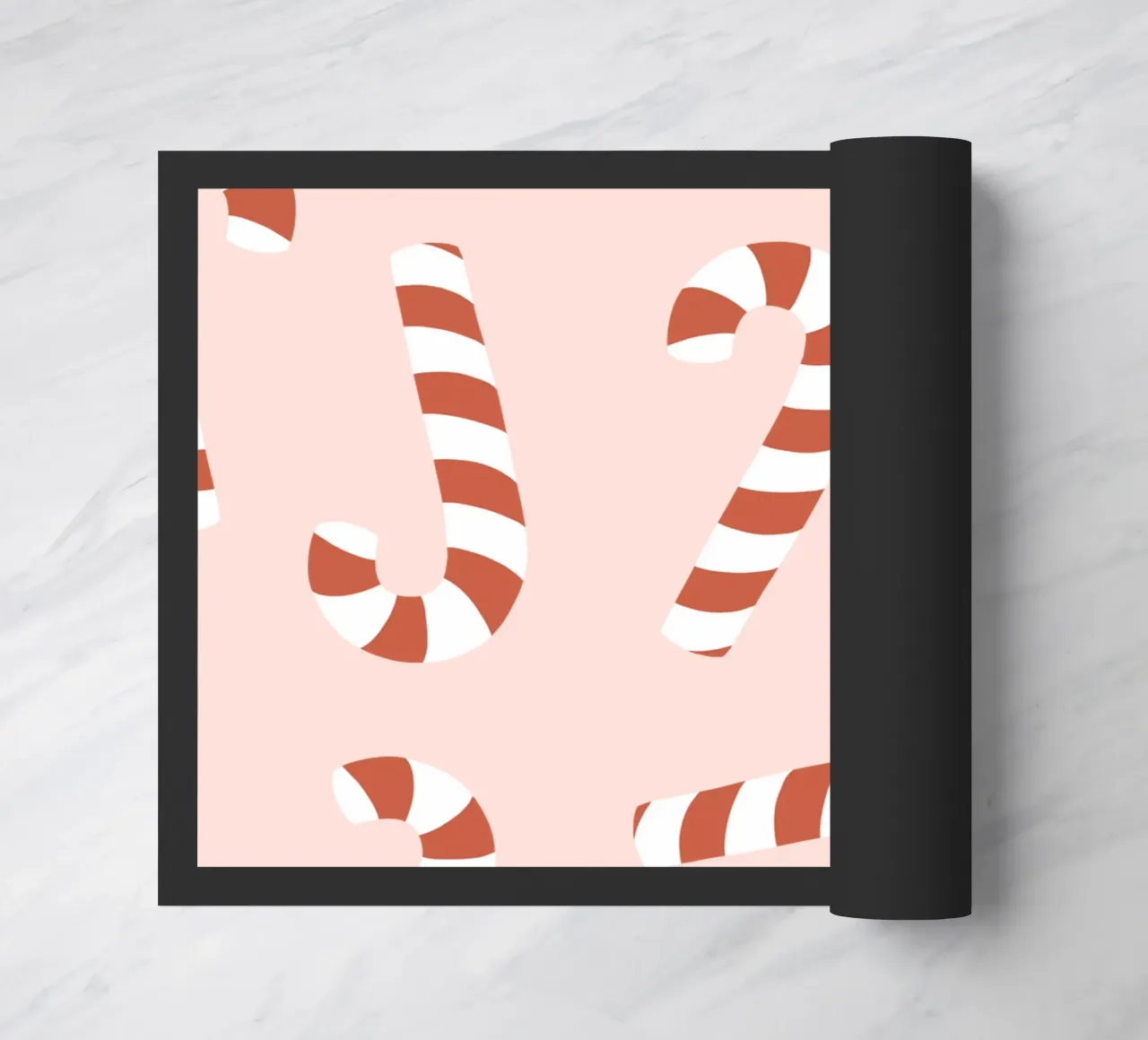 Candy cane doormat by we line studio - design