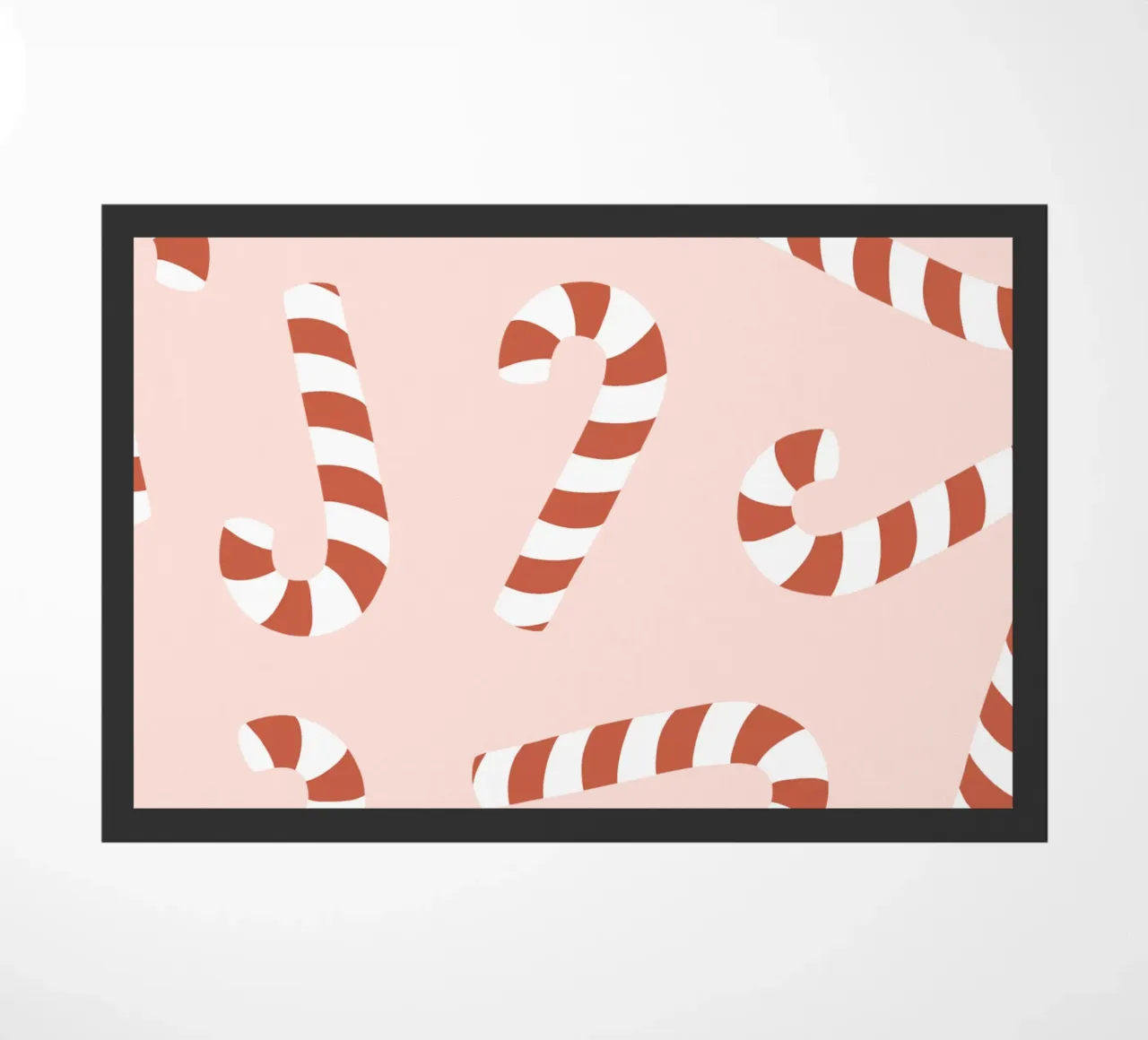 Candy cane doormat by we line studio - design