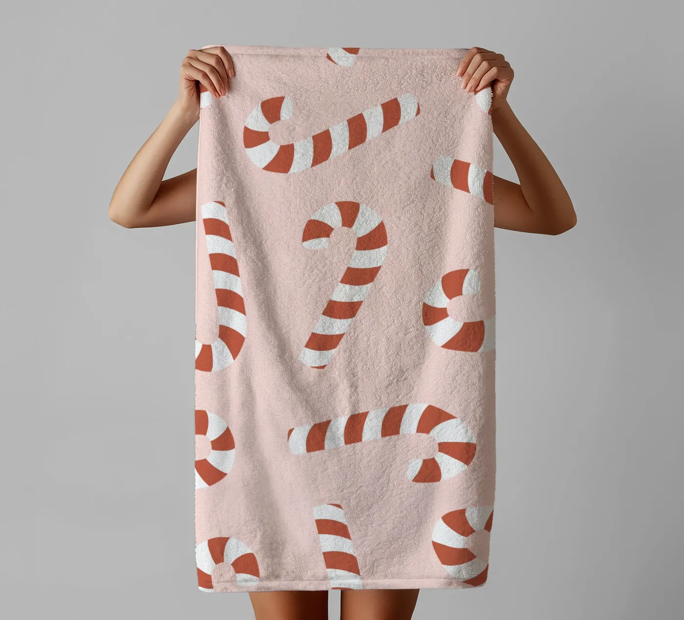 Candy cane towel by we line studio - design