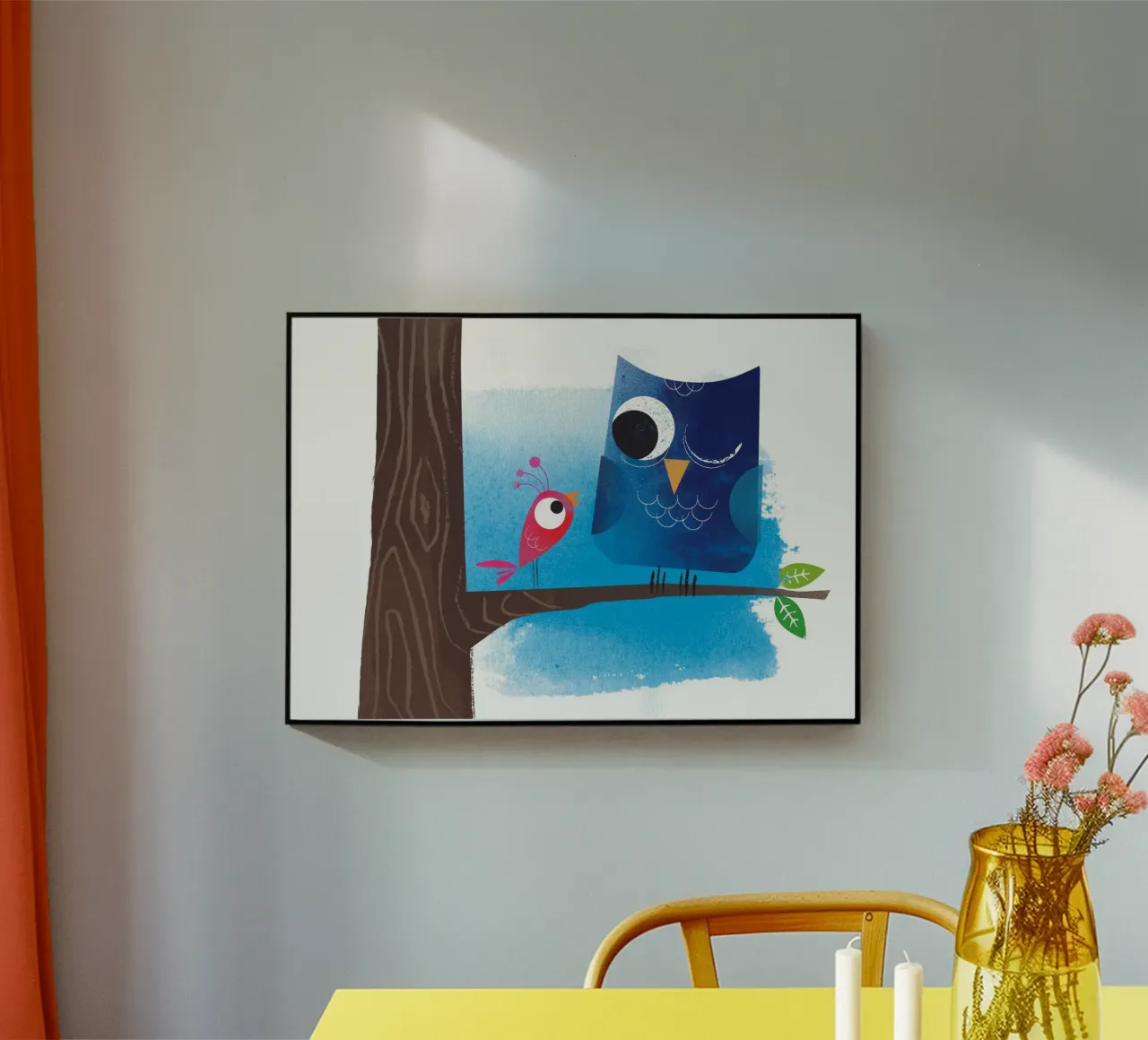 Uccello e gufo plexiglass da Looks n Brains