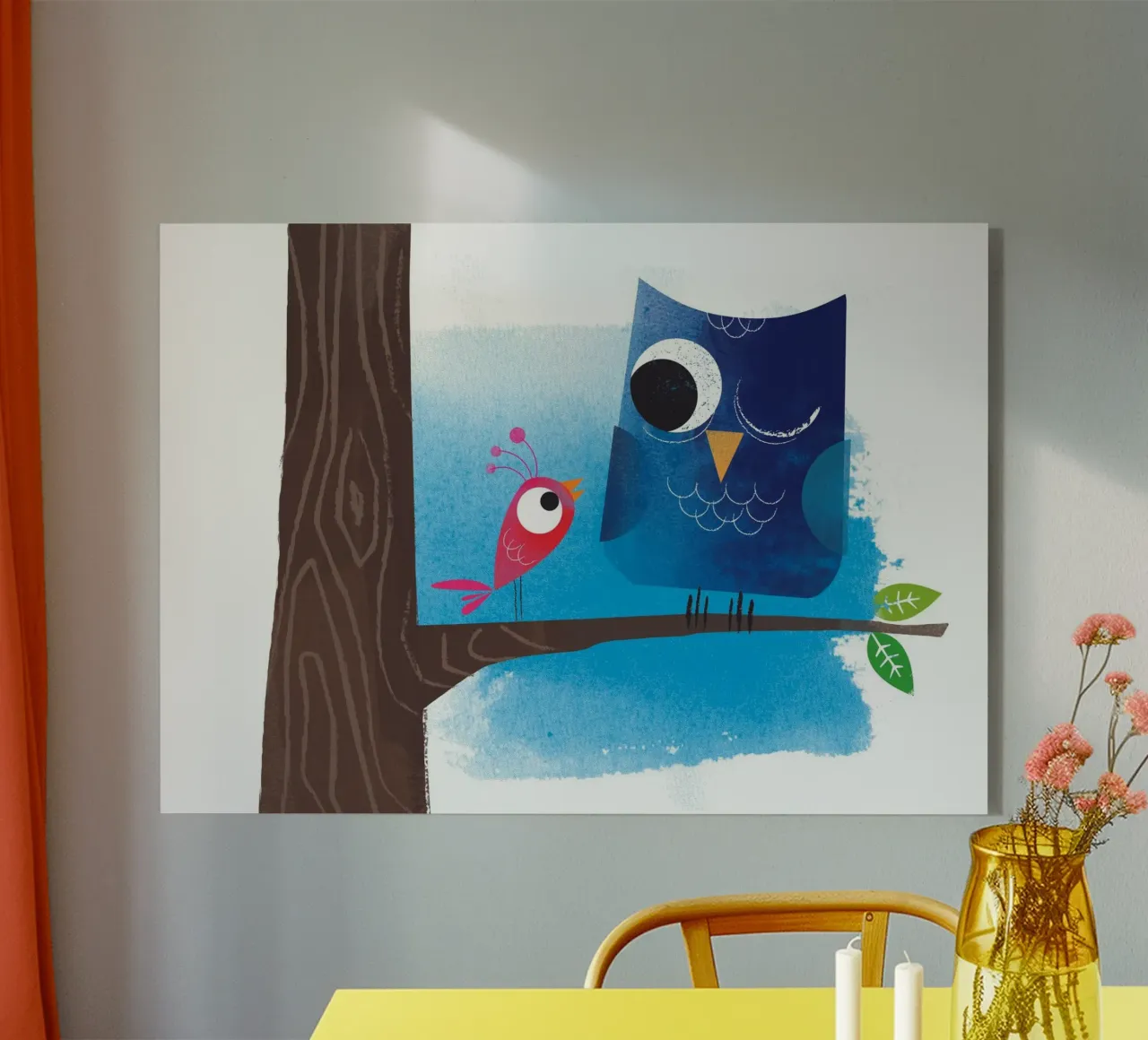 Uccello e gufo plexiglass da Looks n Brains