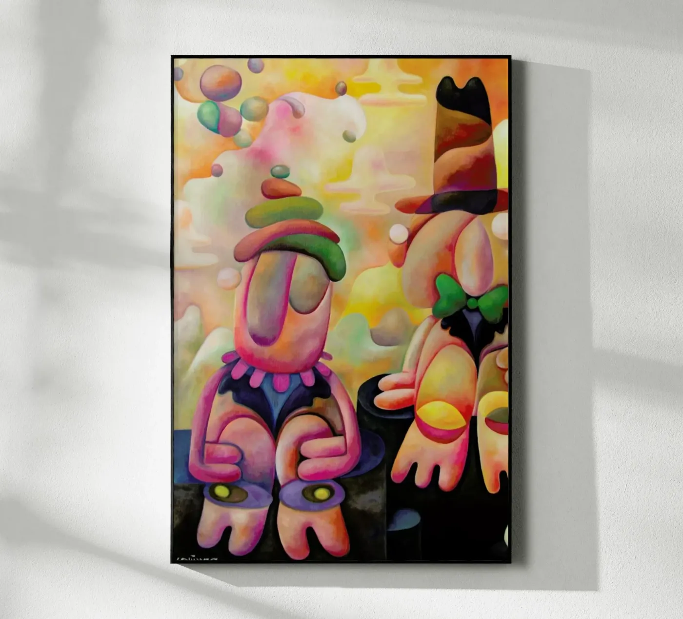 Twins acryl van Antony Squizzato