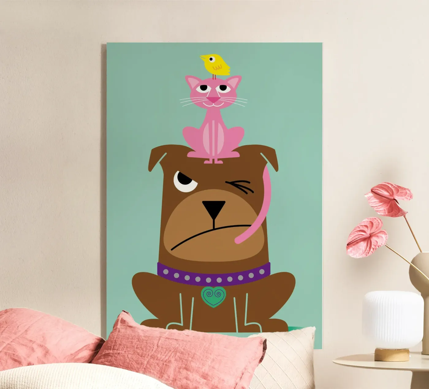 Peace! Acryl-Glas von Looks n Brains