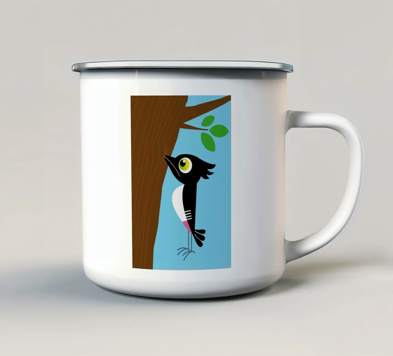 Tieni duro! tazza in smalto da Looks n Brains