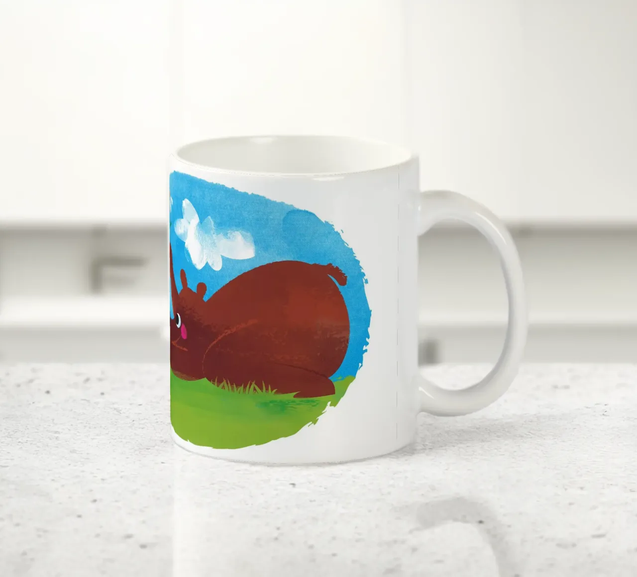 Orso e ape tazza in ceramica da Looks n Brains