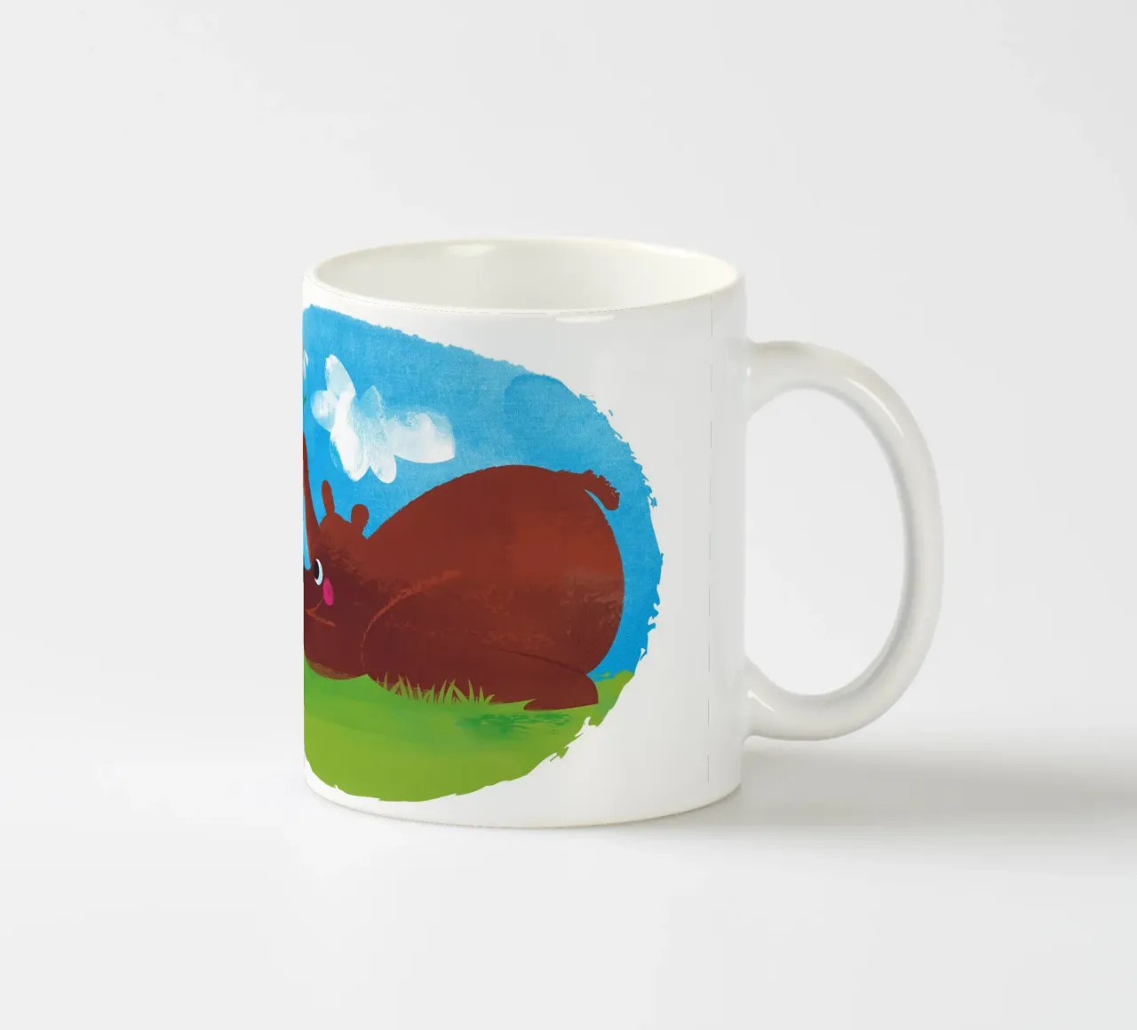 Orso e ape tazza in ceramica da Looks n Brains