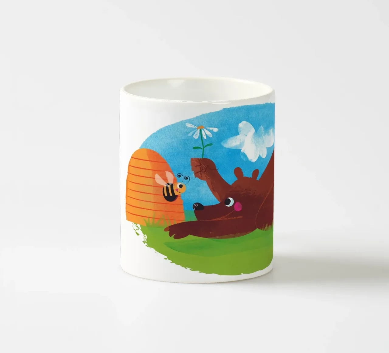 Orso e ape tazza in ceramica da Looks n Brains