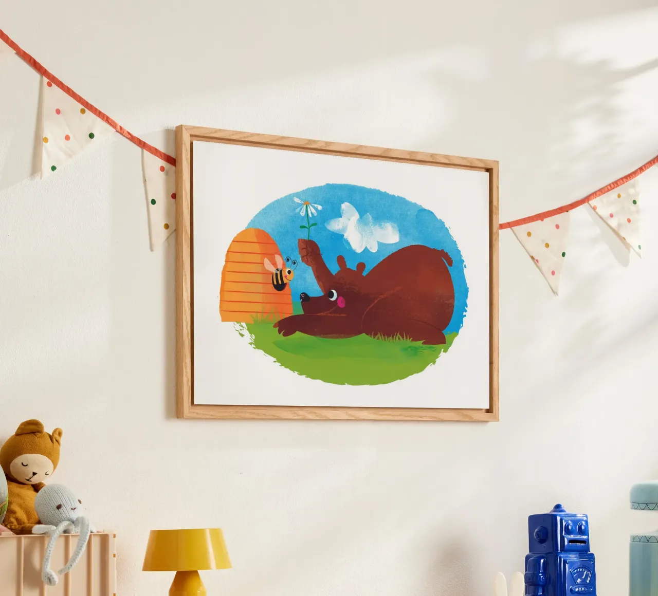 Orso e ape plexiglass da Looks n Brains