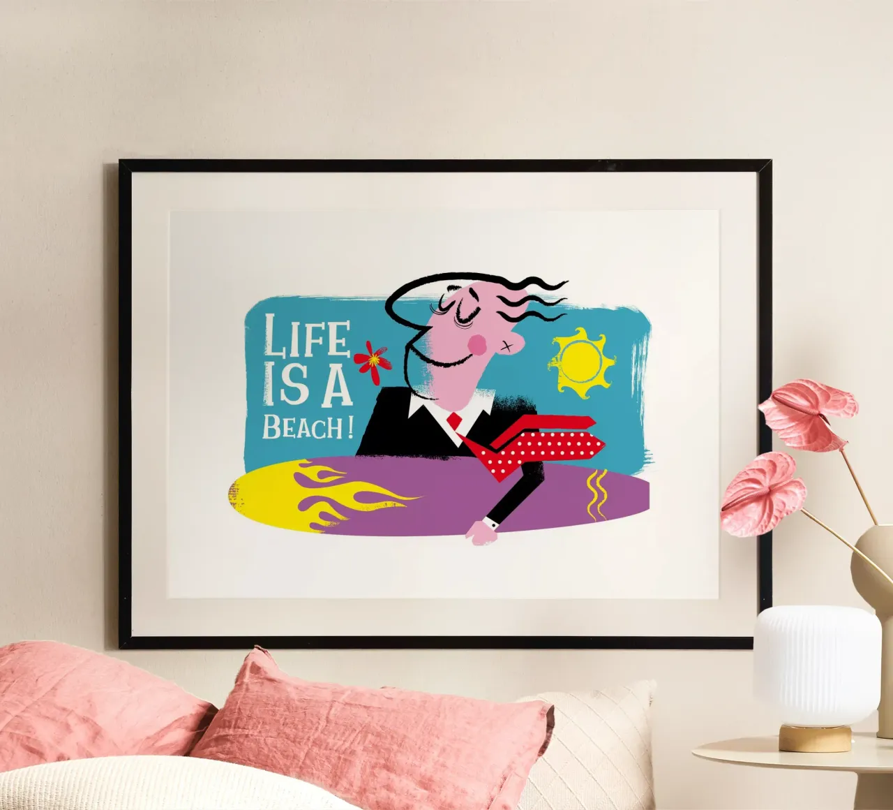 Life is a beach! poster da Looks n Brains