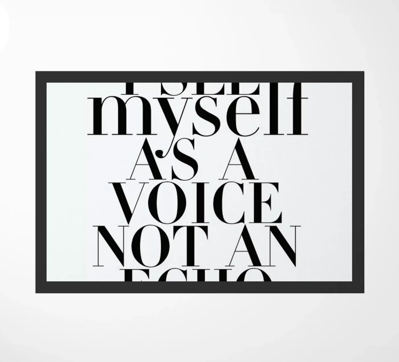 Echo doormat by FUNKE Lifestyle GmbH