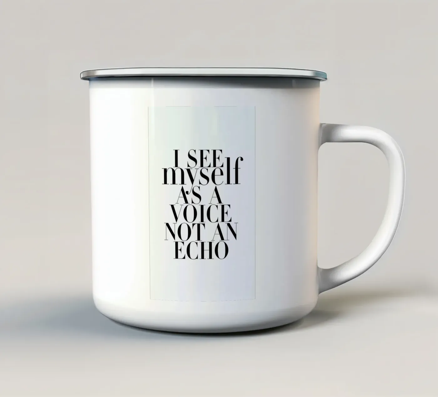 Echo enamel mug by FUNKE Lifestyle GmbH