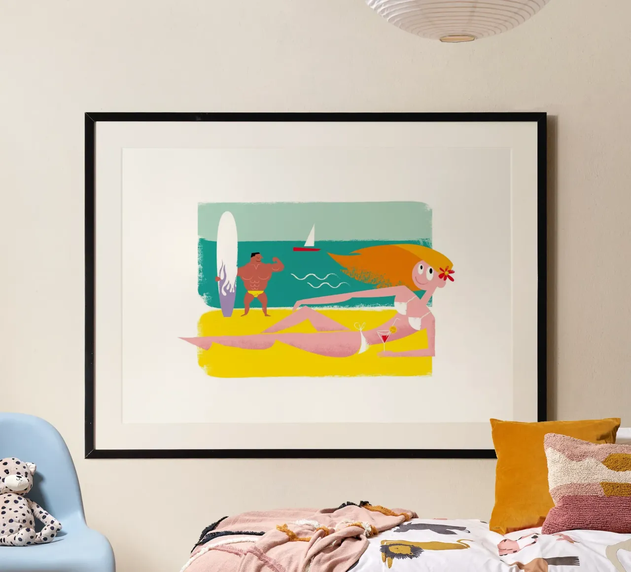 Filo poster con telaio in plastica da Looks n Brains