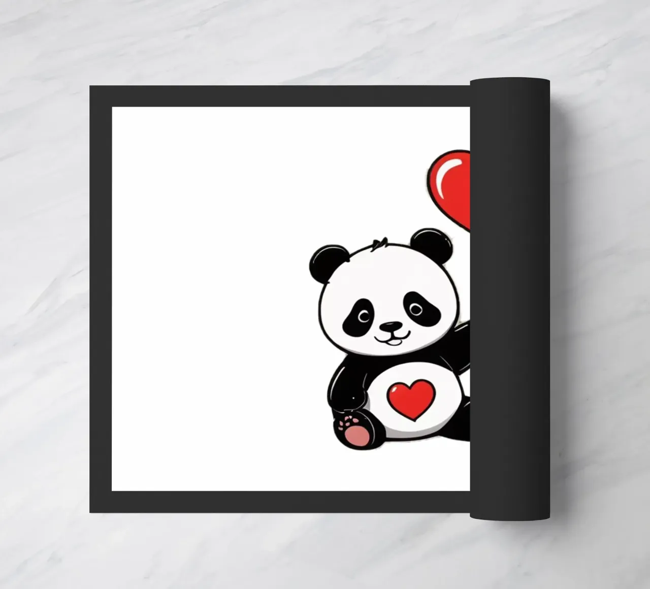 Panda mit Herz | verliebt | Liebe | süße Tiere | Pandabär zerbino da schoenverpacktde