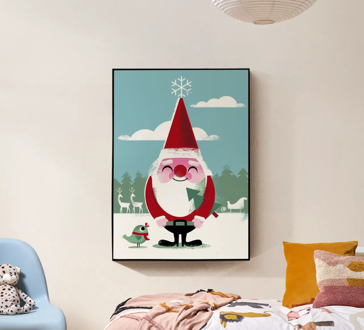 Father Christmas plexiglass da Looks n Brains