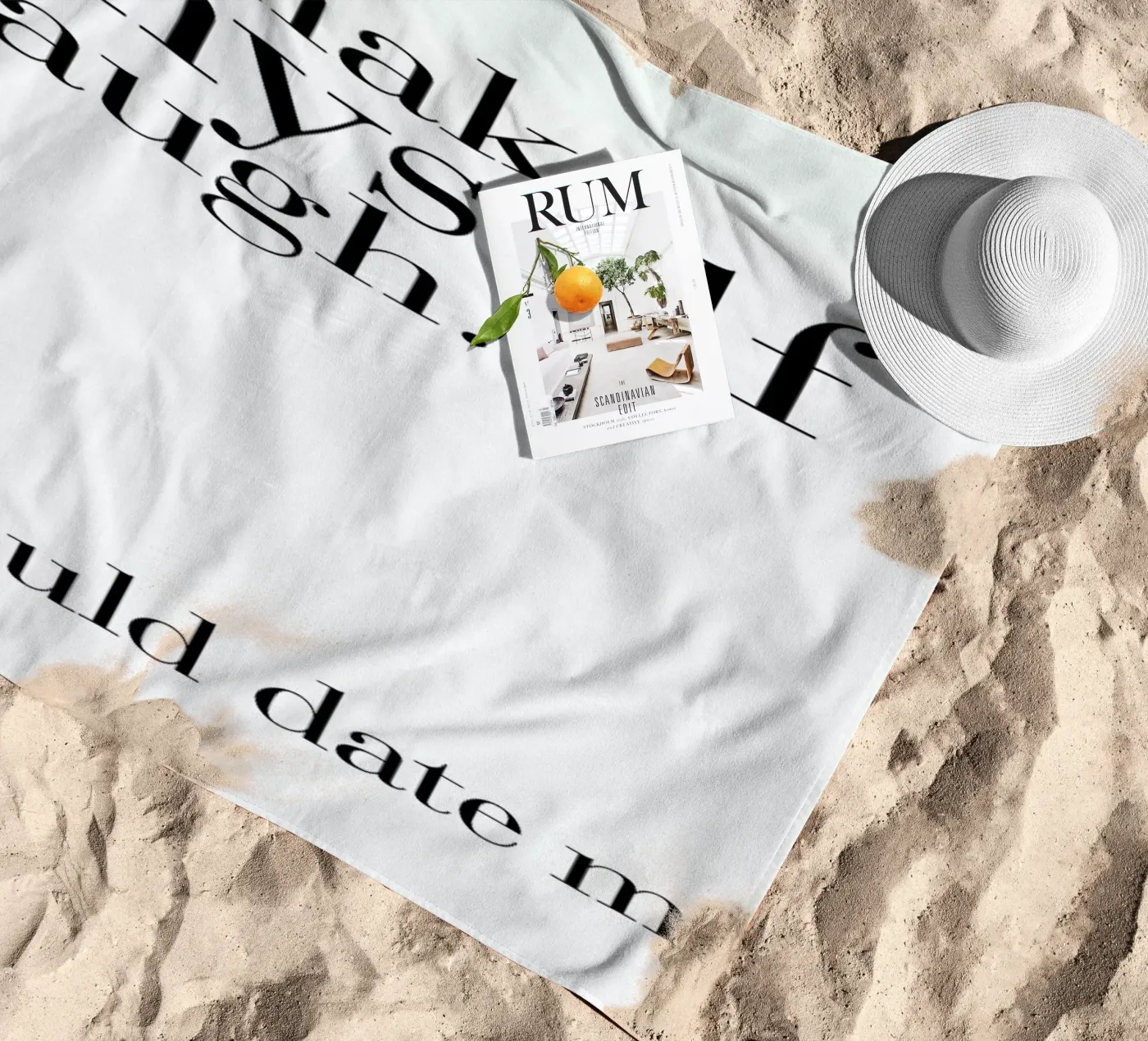 Date me strandhanddoek van FUNKE Lifestyle GmbH