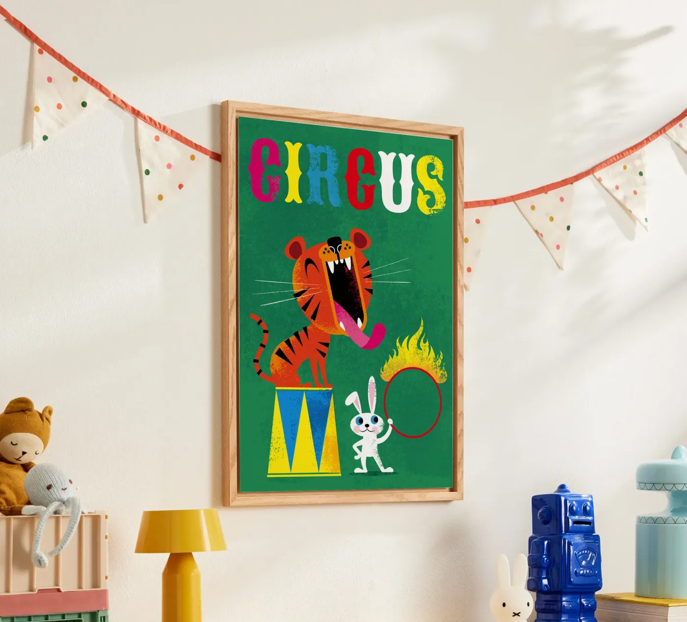 Zirkus Acryl-Glas von Looks n Brains