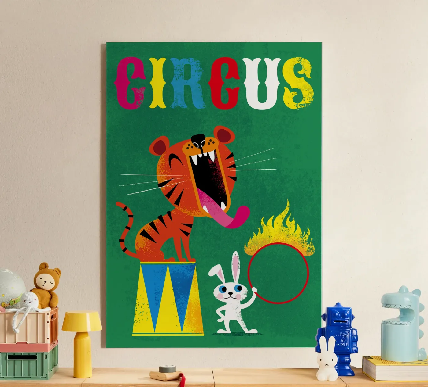 Zirkus Acryl-Glas von Looks n Brains