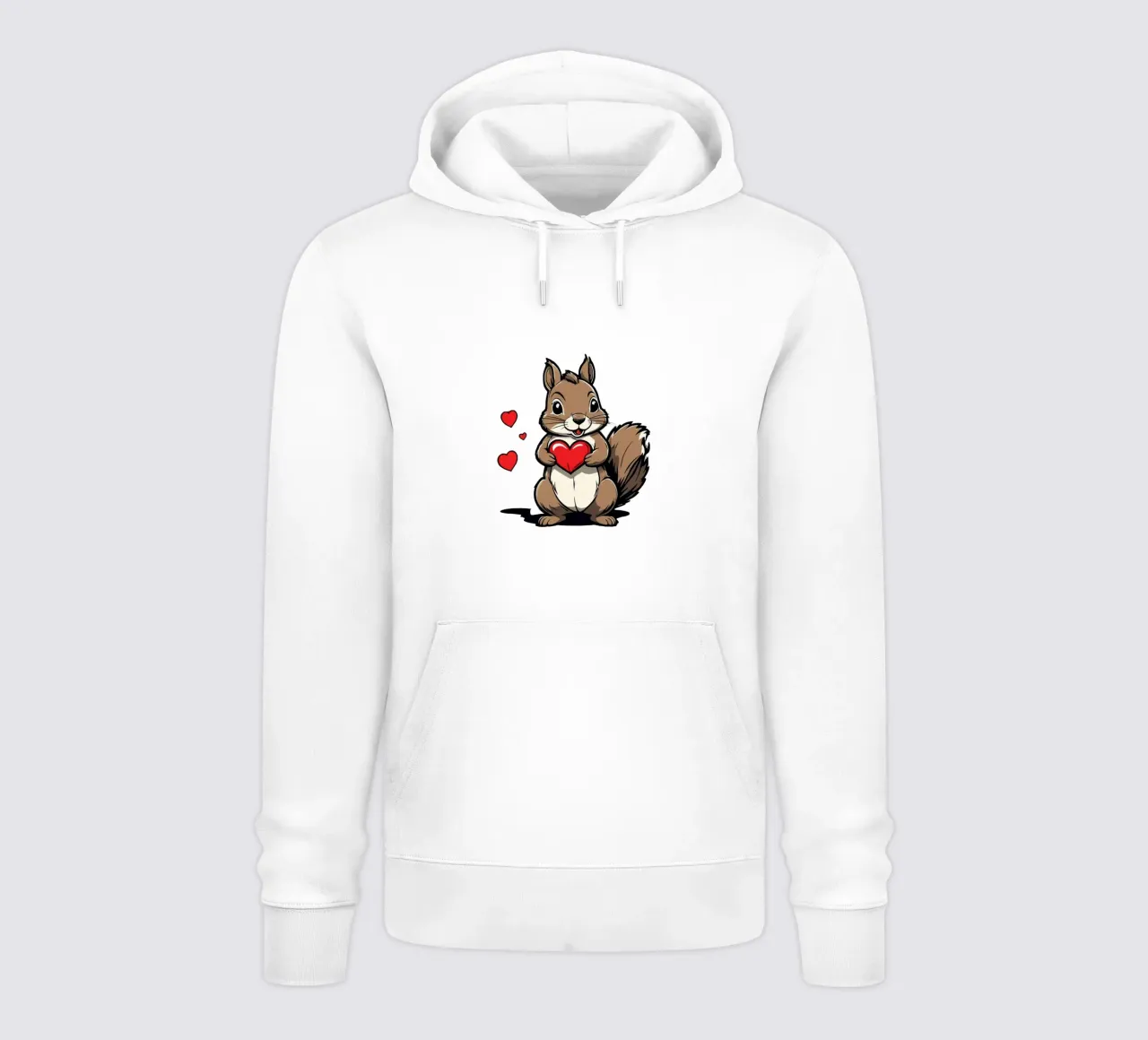 Eichhörnchen mit Herz | süße Tiere | verliebt | Liebe felpa con cappuccio da schoenverpacktde