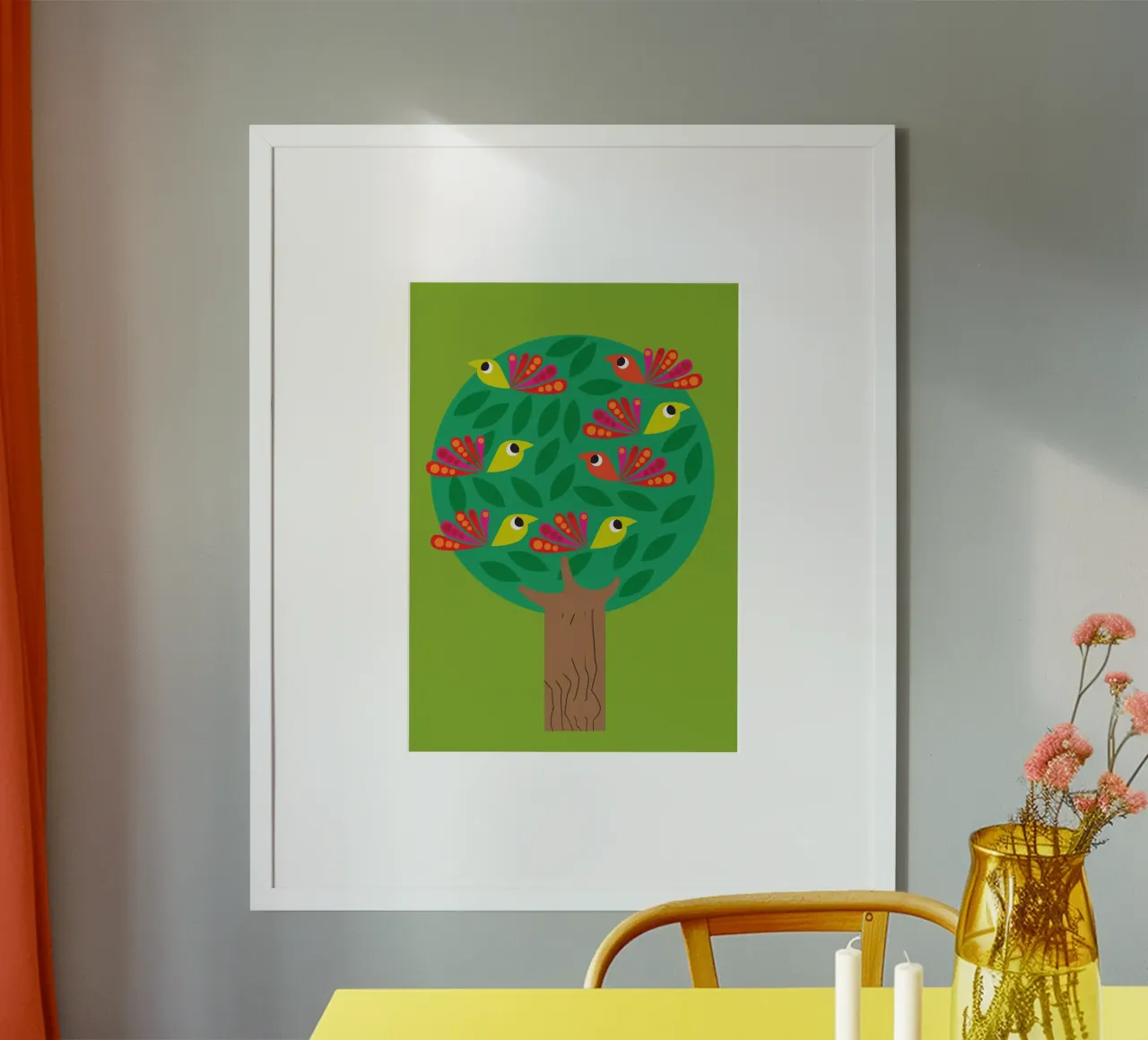 Albero poster con telaio in alluminio da Looks n Brains