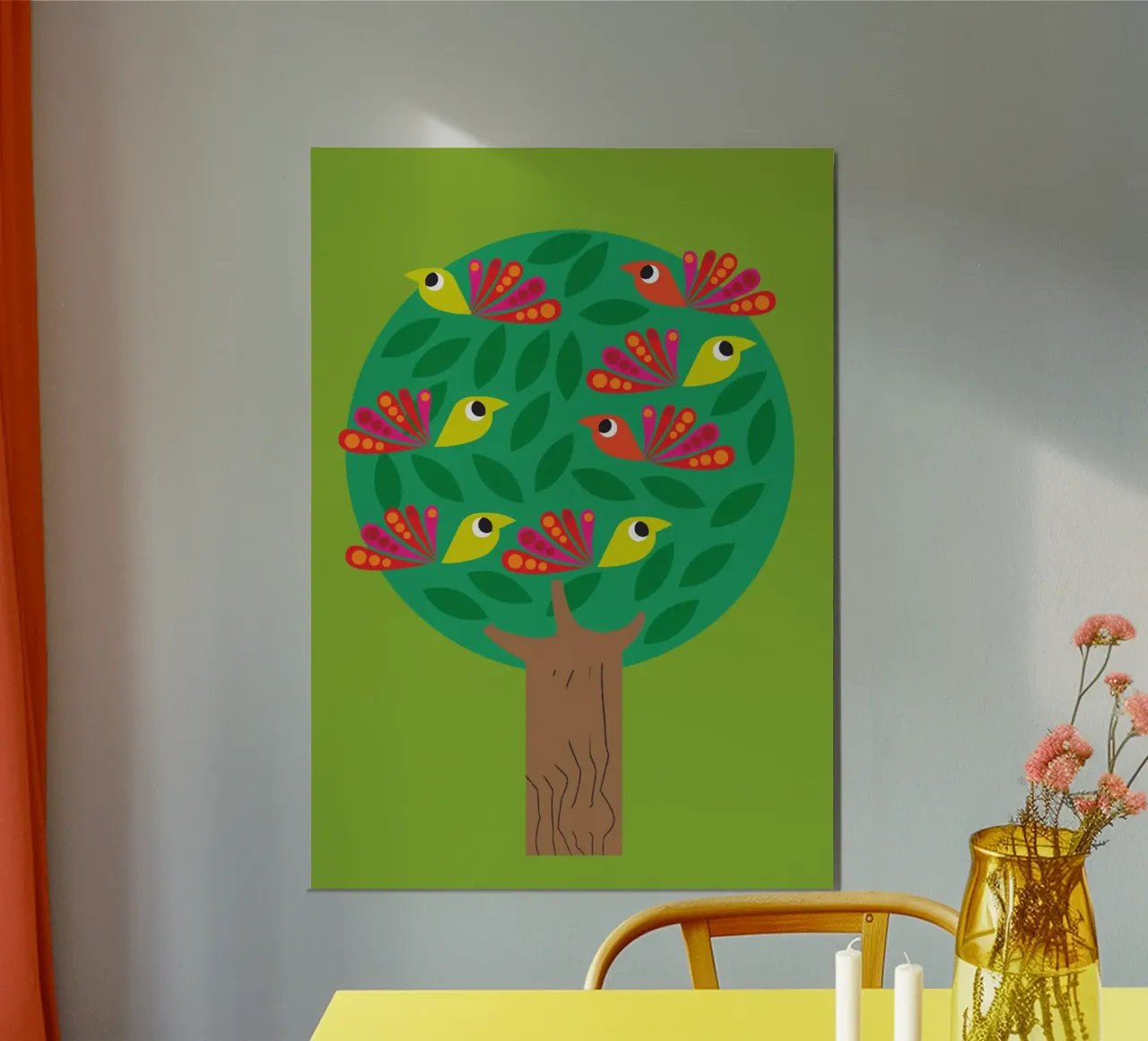 Albero poster con telaio in alluminio da Looks n Brains