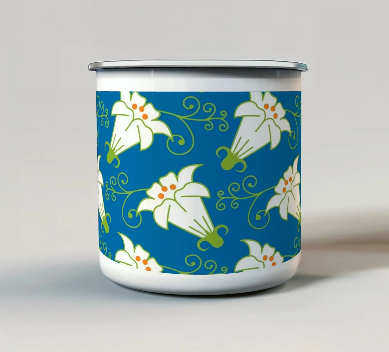 Modello 01 tazza in smalto da Looks n Brains