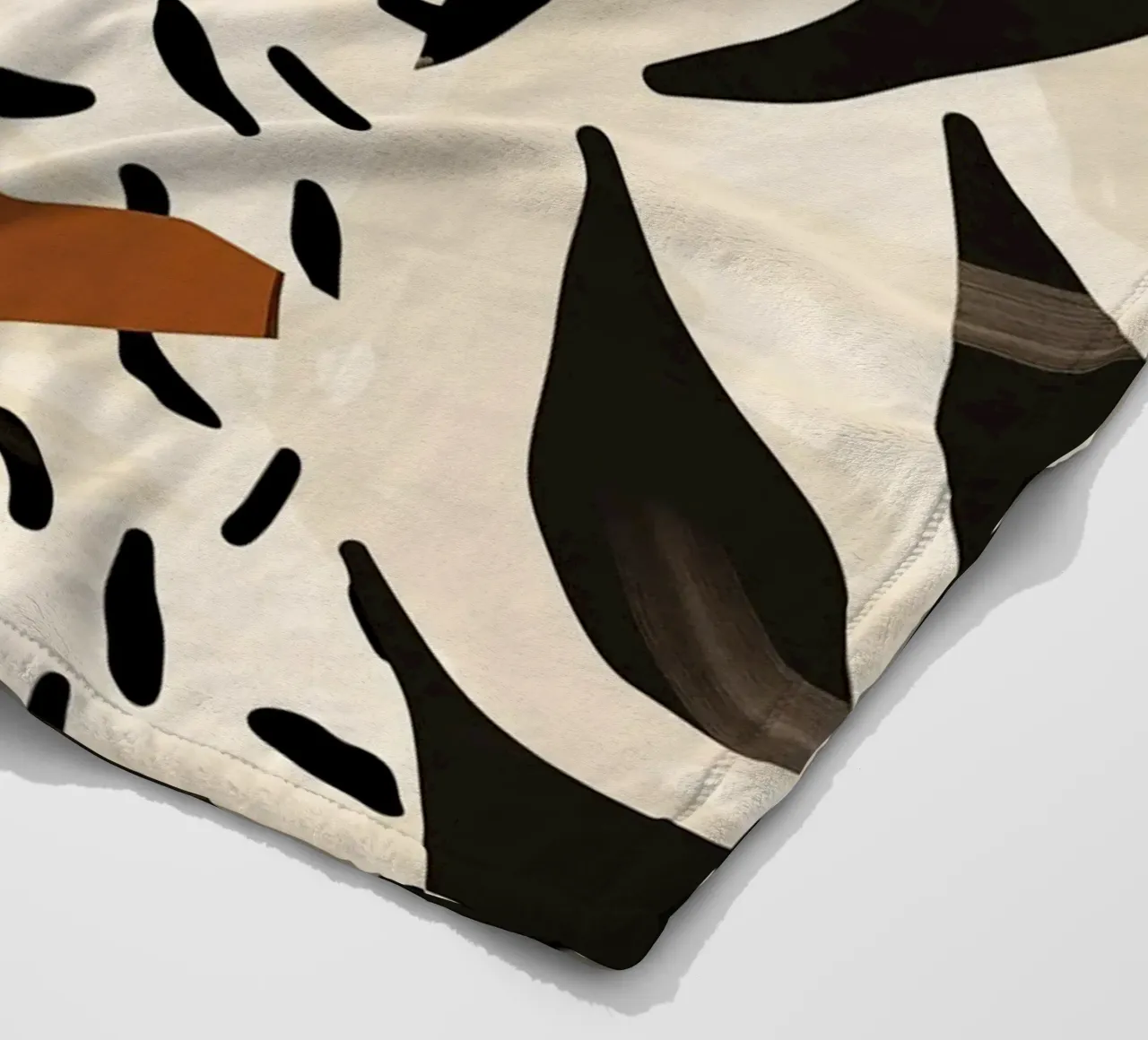 Donna da sogno boho color terra coperta in pile da Autofocus