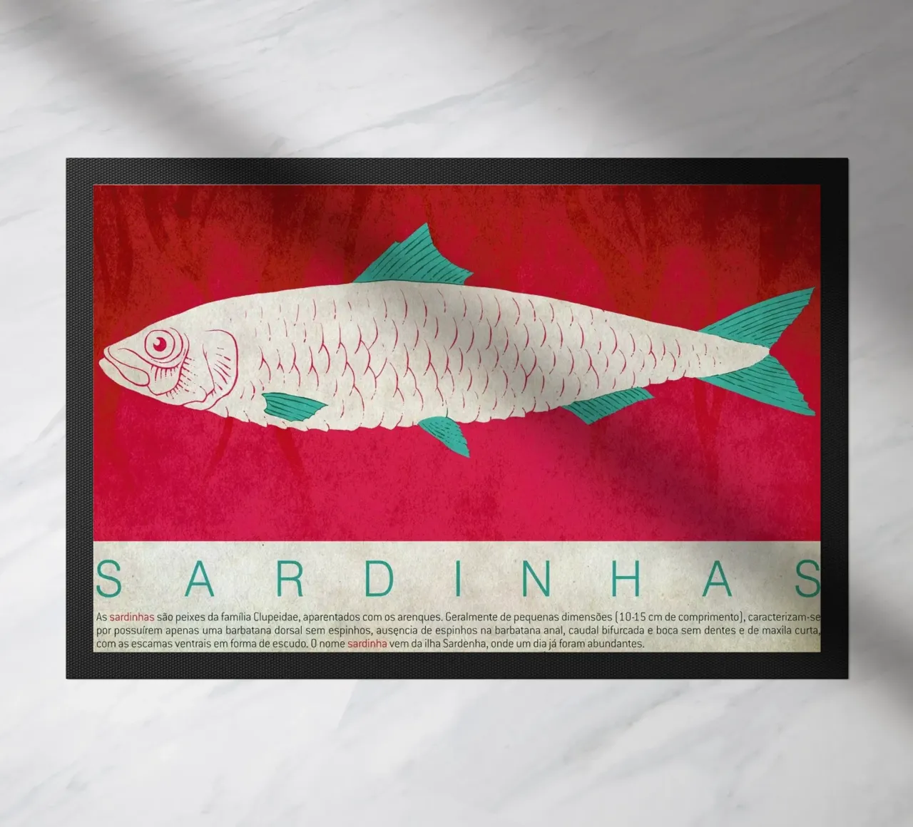 Sardinhas doormat by Kuba Gornowicz