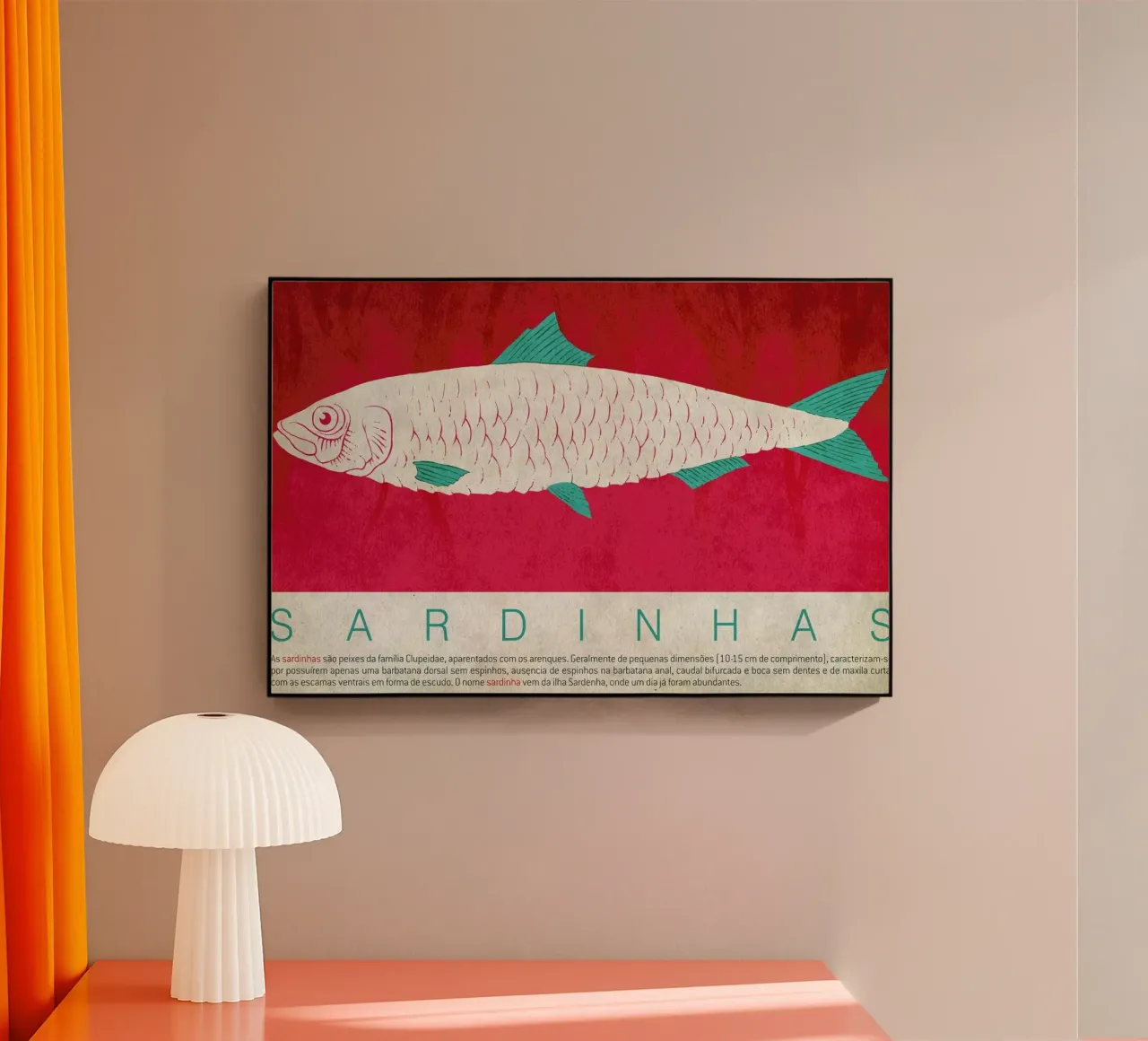 Sardinhas plexiglass da Kuba Gornowicz