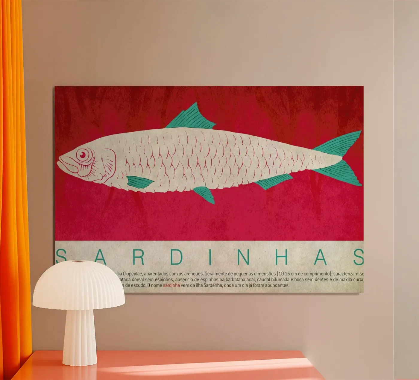 Sardinhas poster da Kuba Gornowicz