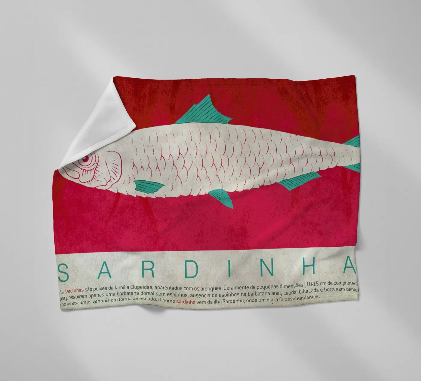 Sardinhas Fleecedecke von Kuba Gornowicz