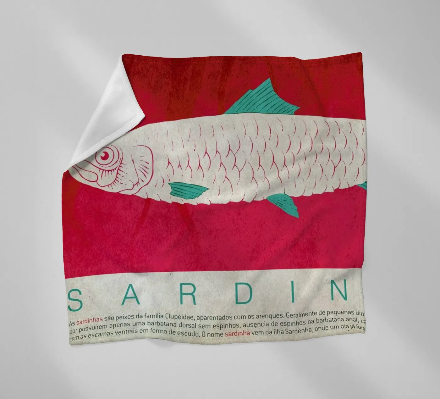 Sardinhas Fleecedecke von Kuba Gornowicz